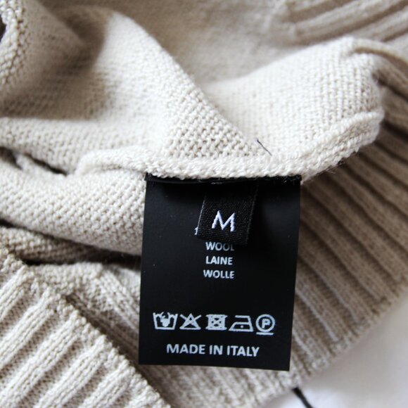 BNWT SS22 RAF SIMONS WOOL POLO SHIRT M - Picture 10 of 12